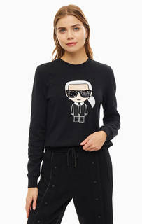 Свитшот 96KW1823_999 Black Karl Lagerfeld