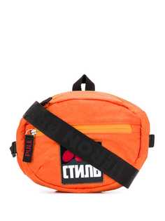 Heron Preston logo patch belt bag