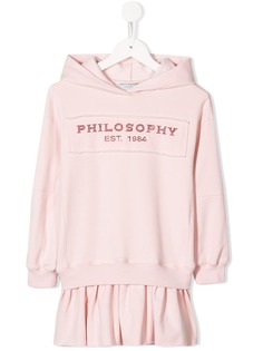 Philosophy Di Lorenzo Serafini Kids худи с декорированным логотипом