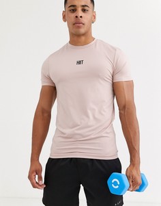 Розовая футболка с логотипом HIIT - Розовый