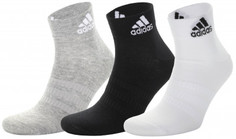 Носки adidas, 3 пары, размер 34-36