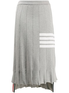 Thom Browne плиссированная юбка с полосками 4-Bar