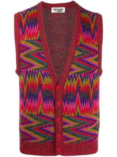 Missoni Pre-Owned 1990s zigzag knitted waistcoat