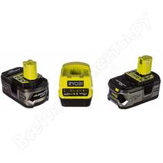 Набор ryobi one+ rc18120-240 5133003363 аккумулятор (18 в; 4.0 а*ч; li-ion) 2 шт. и зарядное устройство rc18120