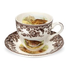 Чашка чайная с блюдцем Spode 200мл английские охотничьи мотивы (SPD-WL1162)