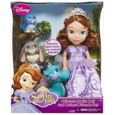 Игровой набор Принцессы Дисней София 37 см с 3 питомцами Disney Princess