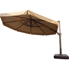 Зонт садовый коричневый д 5 м Zhengte (R1-500)