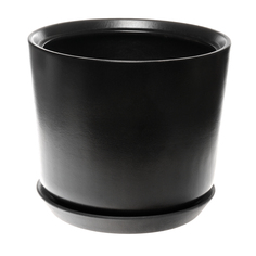Горшок для цветов декоративный Гончар лира №2 (черный), 20 см.