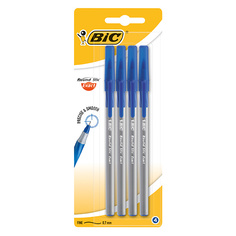 Ручка шариковая BIC Round Stic Exact синяя 4 шт