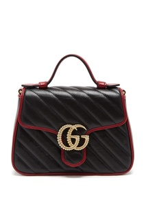 Стеганая кожаная сумка Marmont Gucci