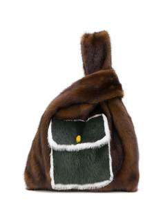 Simonetta Ravizza Furrissima pocket tote bag