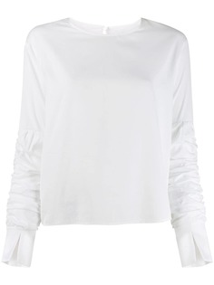 Federica Tosi блузка со сборками на рукавах