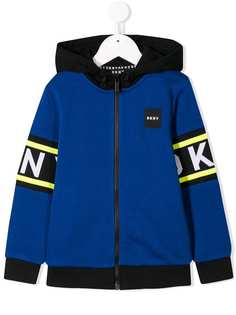 Dkny Kids худи в стиле колор-блок с логотипом