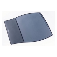 Настольное покрытие Durable Desk Pad, 7209-01, 39х44 см, черный, эргономичная форма, нескользящая основа, прозрачный верхний слой