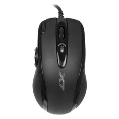 Мыши Мышь A4 XL-755BK, игровая, лазерная, проводная, USB, черный