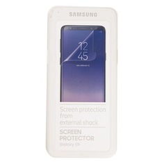 Защитная пленка для экрана SAMSUNG ET-FG960CTEGRU для Samsung Galaxy S9, прозрачная, 2 шт