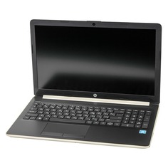 Ноутбук HP 15-da0039ur, 15.6", Intel Pentium Silver N5000 1.1ГГц, 4Гб, 500Гб, Intel UHD Graphics 605, Windows 10, 4GK88EA, золотистый