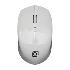 Мышь Oklick 565MW glossy, оптическая, беспроводная, USB, белый [1103666]