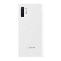Чехол (клип-кейс) SAMSUNG LED Cover, для Samsung Galaxy Note 10+, белый [ef-kn975cwegru]