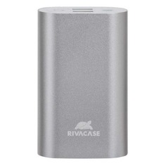 Внешний аккумулятор (Power Bank) RIVA VA 1010, 10000мAч, серый [va1010]