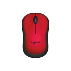 Мышь Logitech M220, оптическая, беспроводная, USB, красный [910-004880]