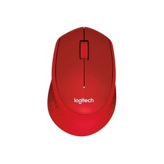 Мышь Logitech M330, оптическая, беспроводная, USB, красный [910-004911]