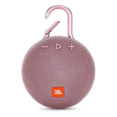 Портативные колонки Портативная колонка JBL Clip 3, 3.3Вт, розовый [jblclip3pink]