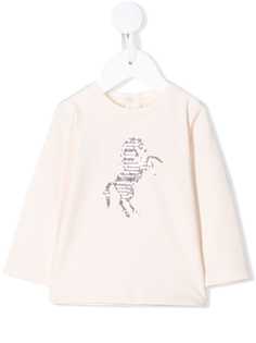 Chloé Kids футболка с пайетками