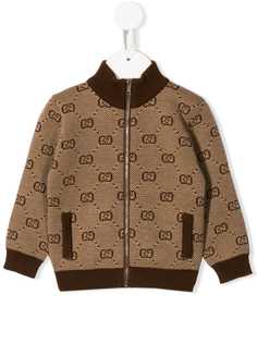 Gucci Kids трикотажная куртка с узором GG