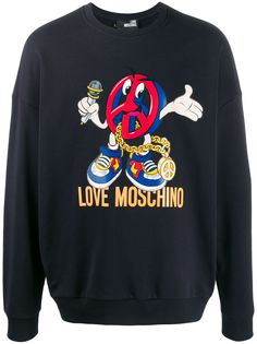 Love Moschino толстовка с логотипом