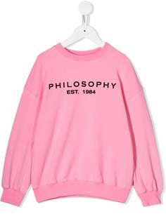 Philosophy Di Lorenzo Serafini Kids толстовка с логотипом