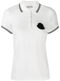 Moncler рубашка-поло с логотипом