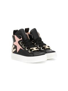 Elisabetta Franchi La Mia Bambina hi-top sneakers