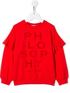 Philosophy Di Lorenzo Serafini Kids толстовка с оборками