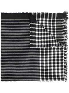 Begg & Co geometric weave scarf
