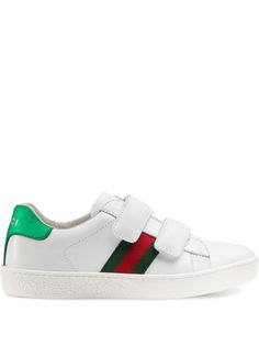 Gucci Kids кроссовки Ace с полоской Web