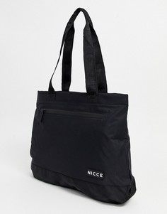 Черная сумка-тоут для покупок Nicce