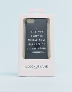 Чехол для iphone 6/7/8 с надписью "I will not compare myself" Coconut Lane