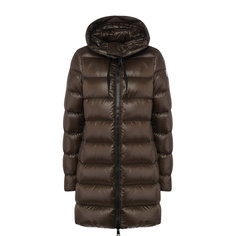 Куртки Moncler Пуховик на молнии с капюшоном Moncler