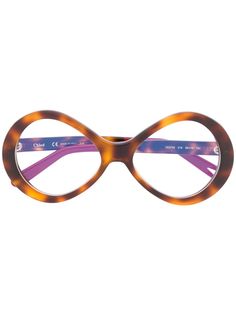 Chloé Eyewear очки в оправе черепаховой расцветки