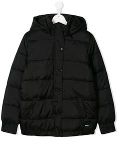 Dkny Kids TEEN hooded puffer jacket
