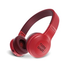Наушники с микрофоном JBL E45BT, 3.5 мм/Bluetooth, накладные, красный [jble45btred]