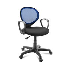 Кресло Dikline KD30-13 ткань синяя/черная
