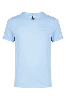 Светло-голубая футболка с круглой горловиной Strellson