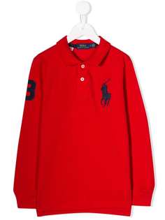 Ralph Lauren Kids рубашка-поло с вышивкой Big Pony