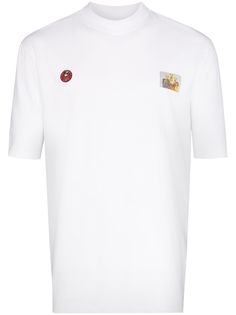 Boramy Viguier футболка с нашивками