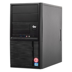 Компьютер IRU Office 313, Intel Core i3 9100F, DDR4 8ГБ, 480ГБ(SSD), NVIDIA GeForce GT710 - 1024 Мб, Windows 10 Home, черный [1175798]