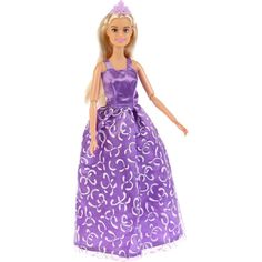Кукла Карапуз «София Принцесса» в фиолетовом платье 15x6x32