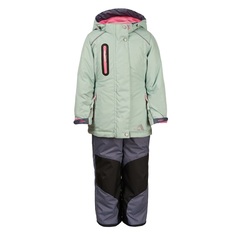 Комплект куртка/брюки Oldos, цвет: зеленый