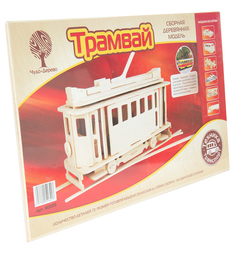 Деревянный конструктор Wooden Toys Московский трамвай